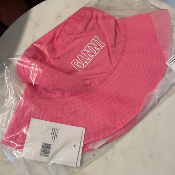 [NWT] GANNI Pink Bucket Hat main image 5